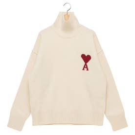アミパリス Ami Paris ニット セーター タートルネック ホワイト