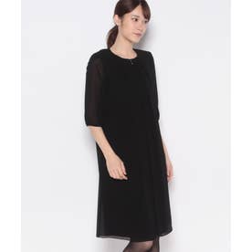 アナスイ ANNA SUI ANNA SUI 夏物ブラックフォーマルワンピース