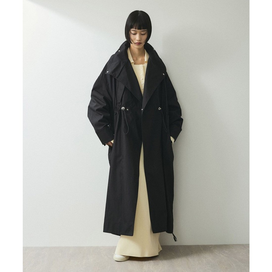 アダム エ ロペ ADAM ET ROPE' 【WEB限定】スタンドカラーロングモッズ