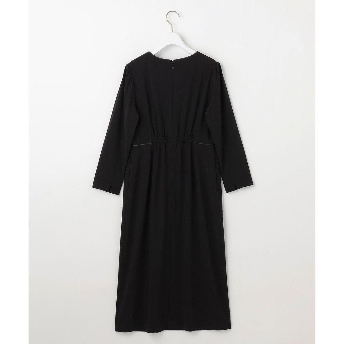 ANY SIS 【洗える】セレモニーダブルクロス ワンピース （ブラック