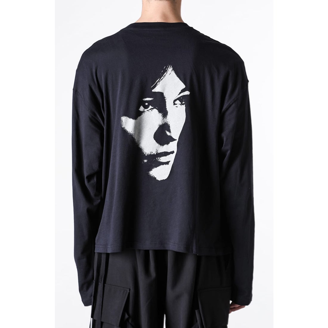 Ann Demeulemeester EMIL RELAX FIT BOXY TEE OCTOBER'S PORTRAIT（BLK
