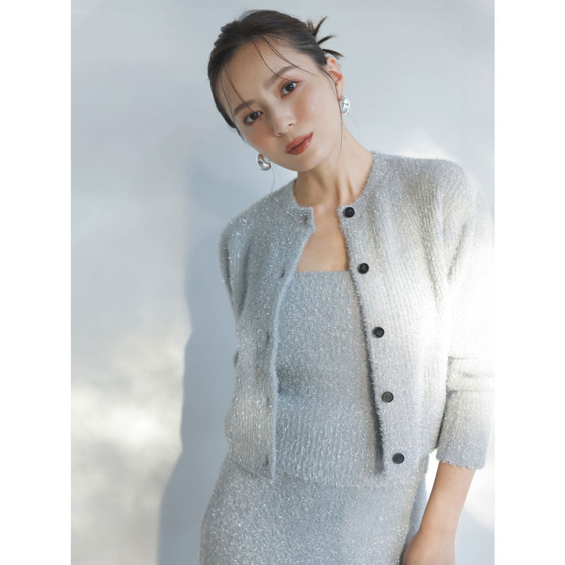 アニュアンス anuans ラメニットアンサンブル （BLACK