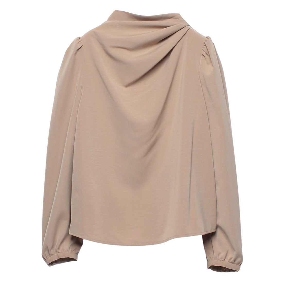 アニュアンス anuans アシンメトリードレープネックブラウス （IVORY