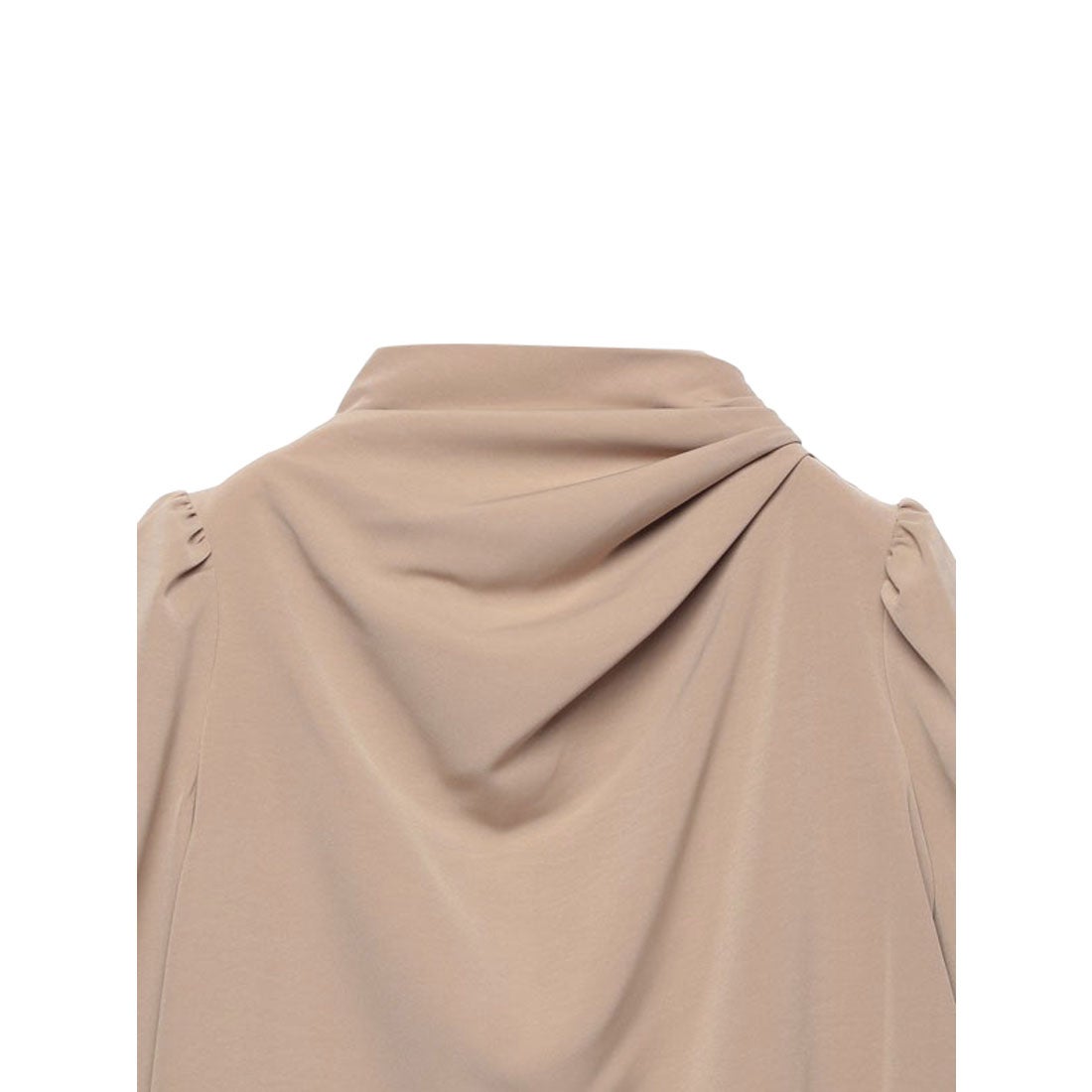 アニュアンス anuans アシンメトリードレープネックブラウス （IVORY