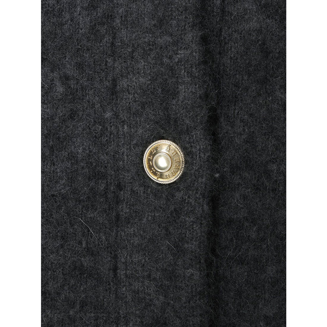 アニュアンス anuans カシミヤブレンドノーカラーニットジャケット