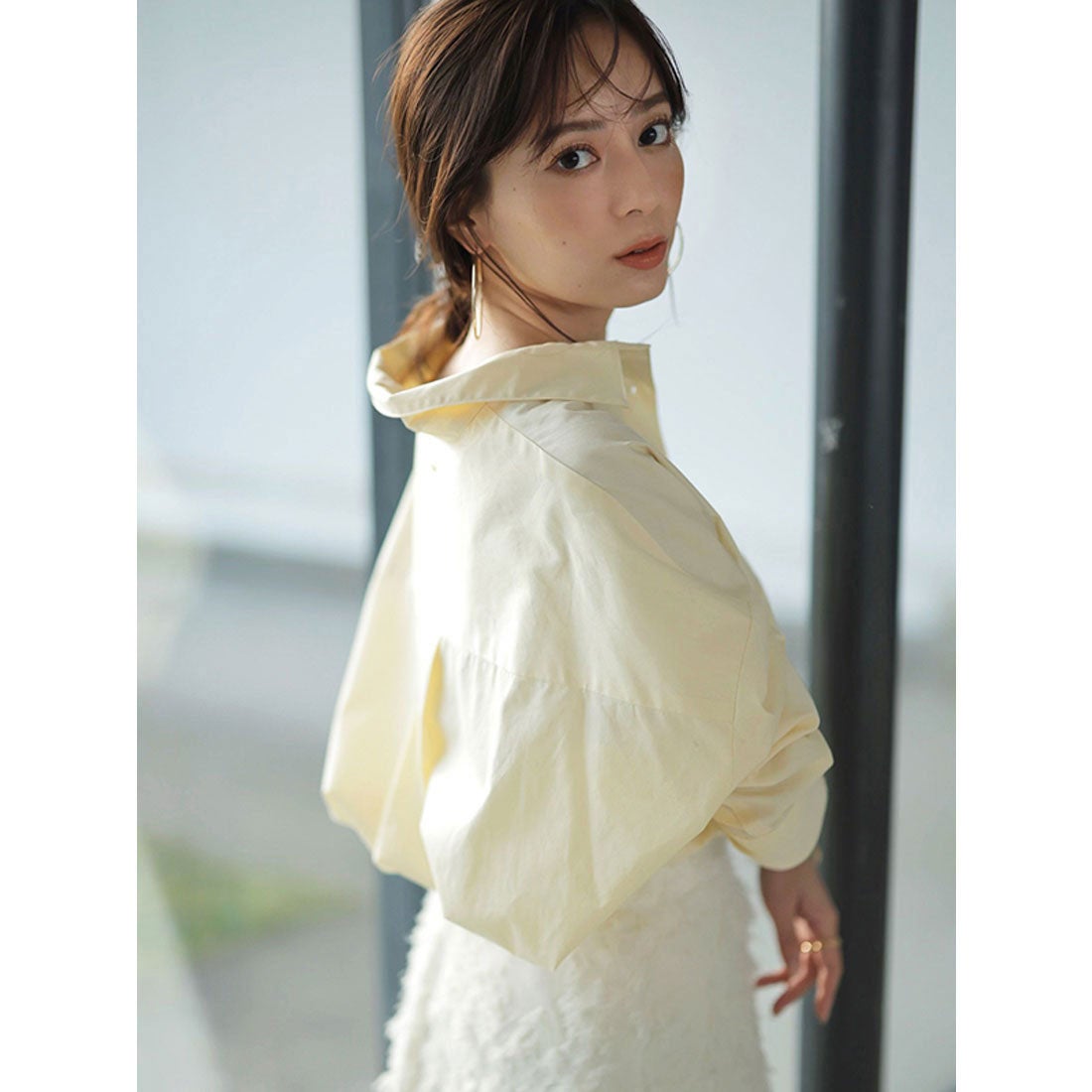 アニュアンス anuans スタンダードシャツ （WHITE） -ファッション通販