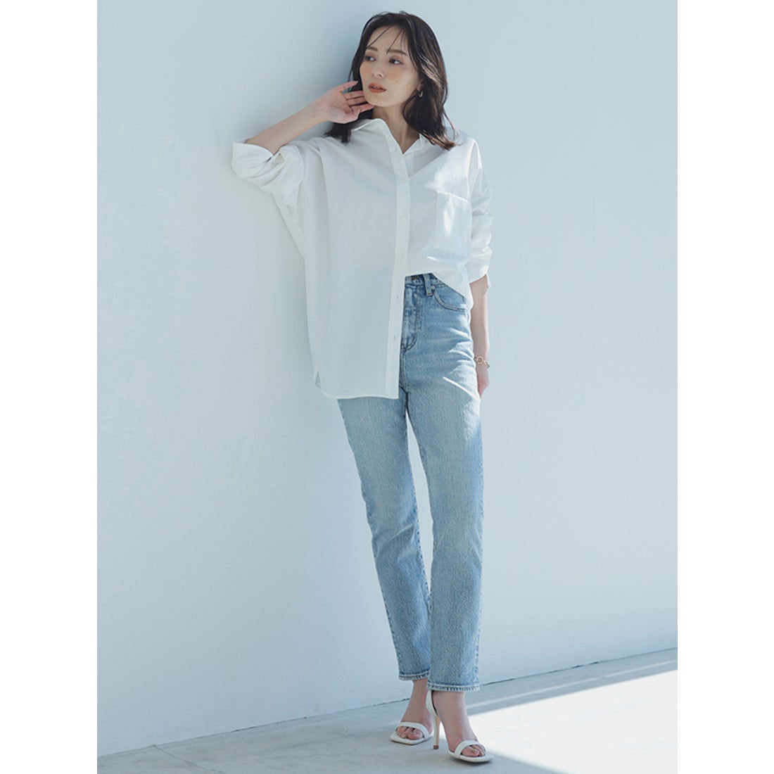 アニュアンス anuans 【25AW】スタンダードシャツ （SAX