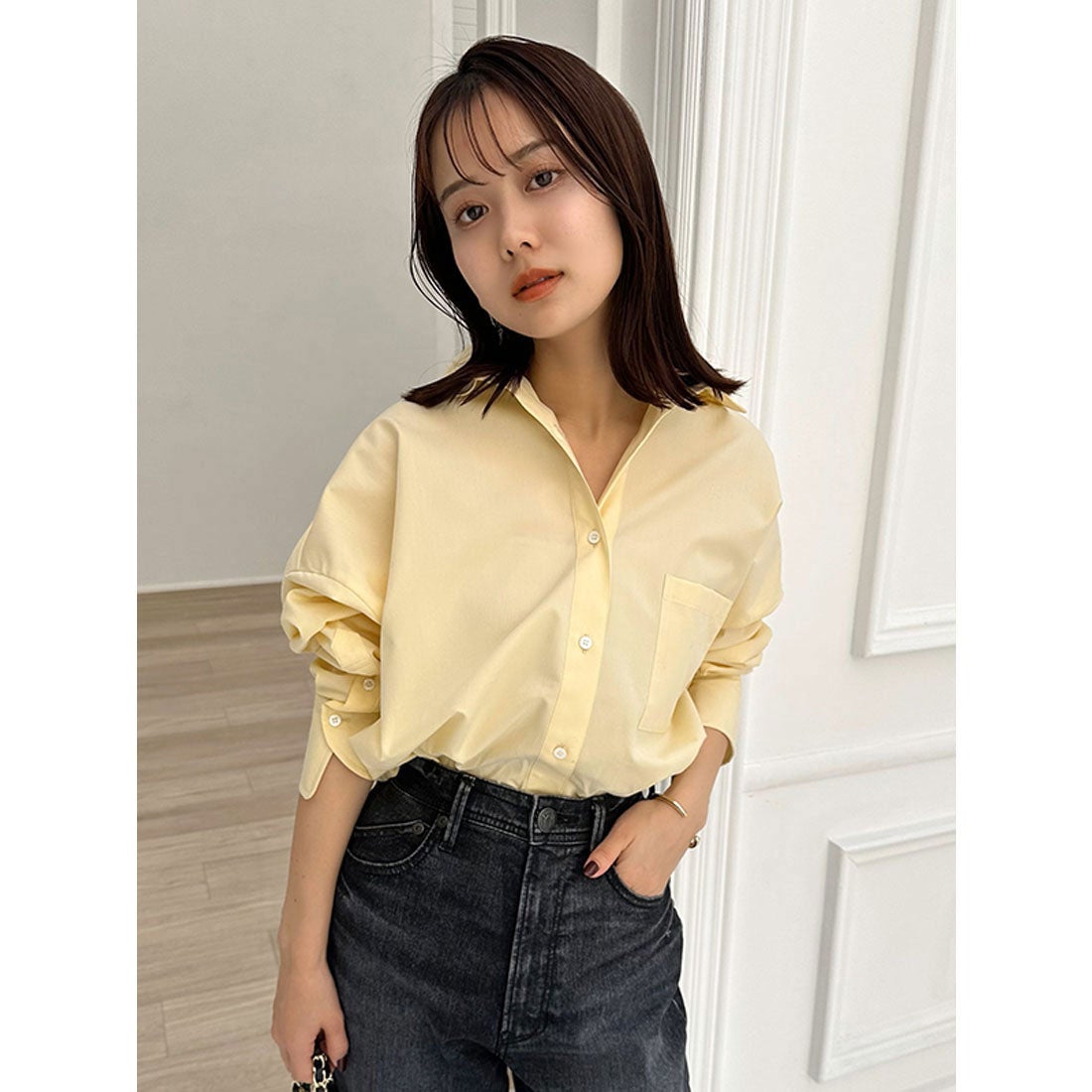 アニュアンス anuans 【25AW】スタンダードシャツ （SAX