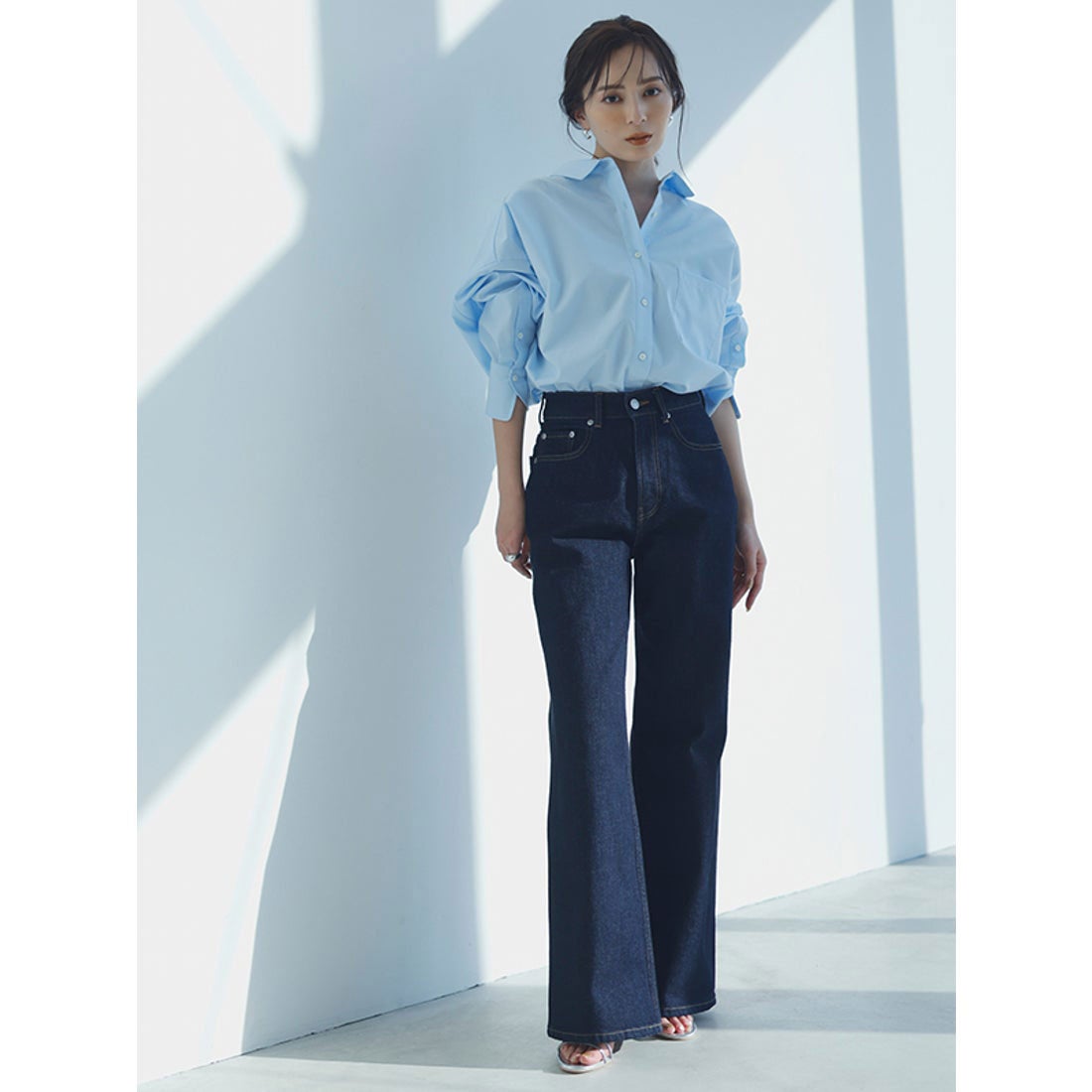 アニュアンス anuans 【25AW】スタンダードシャツ （LAVENDER） -靴