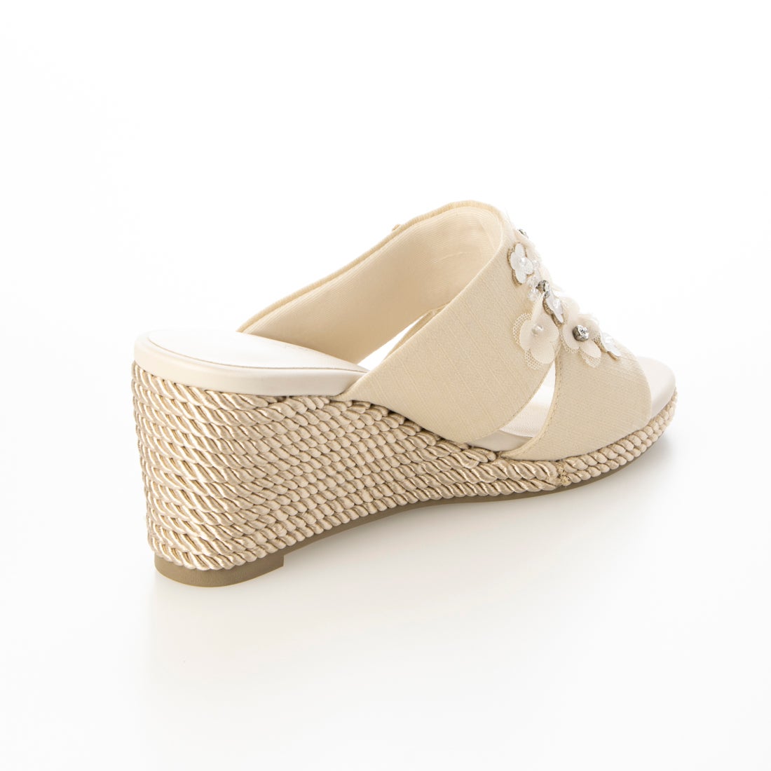 アンテプリマ ANTEPRIMA 小花モチーフミュールサンダル （ベージュ