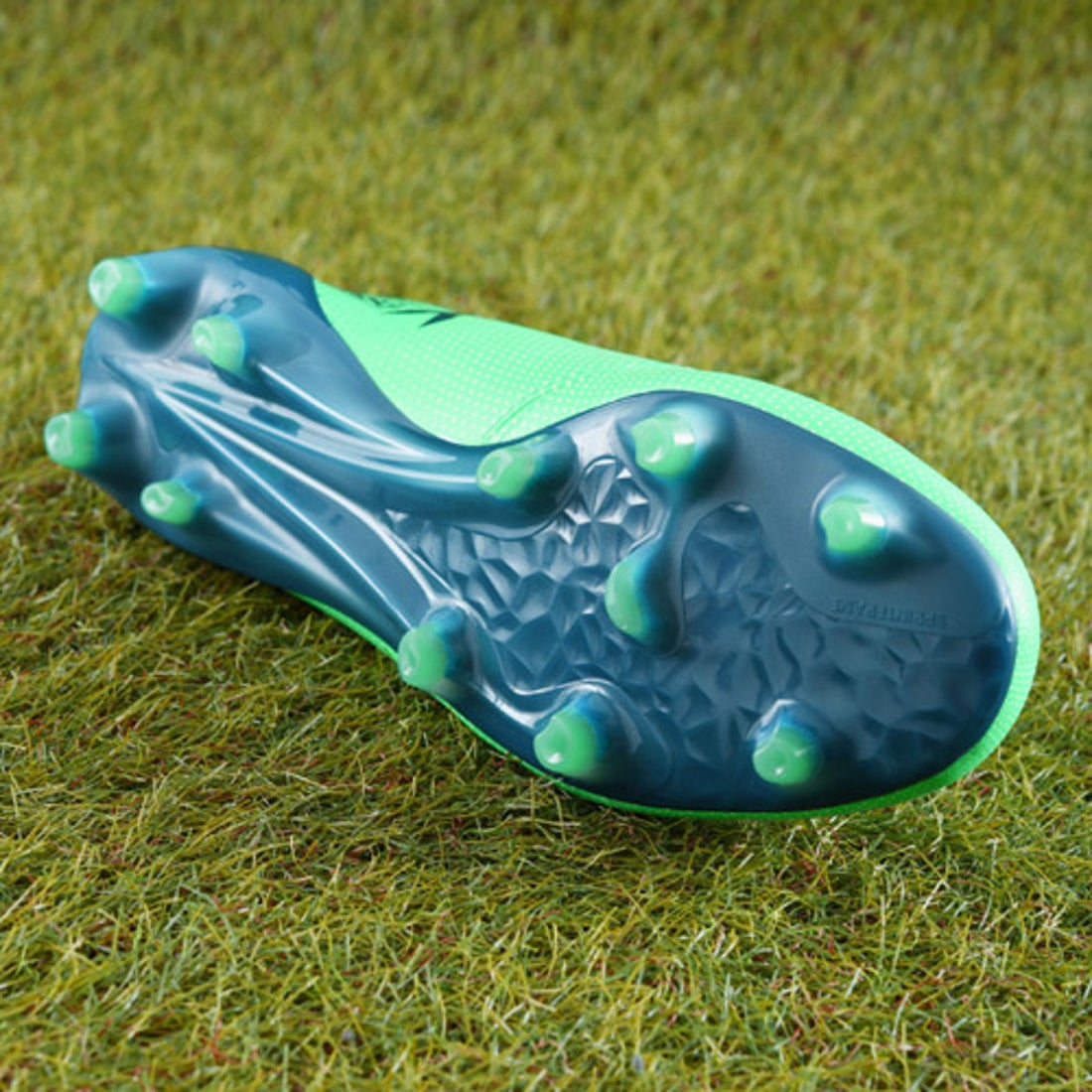 adidas アディダス エックス 17.1 FG/AG(グリーン×ネイビー) CP9163