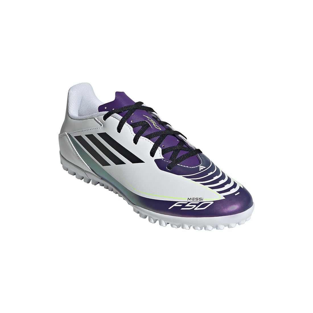 adidas アディダス F50 MESSI CLUB TF(ホワイト×ブラック×パープル