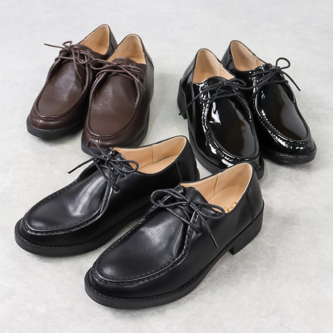 サンエープラスフェミニン AAA+ feminine チロリアンシューズ （ダーク