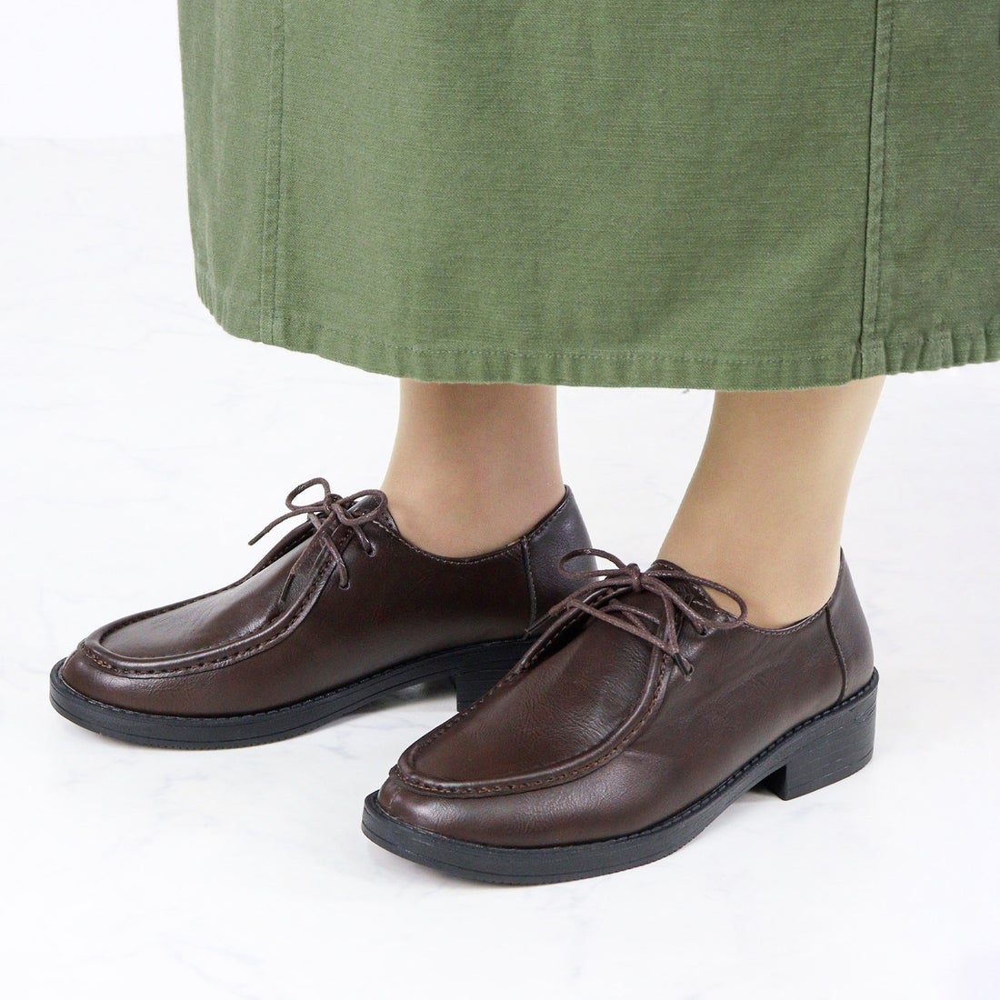 サンエープラスフェミニン AAA+ feminine チロリアンシューズ （ダーク