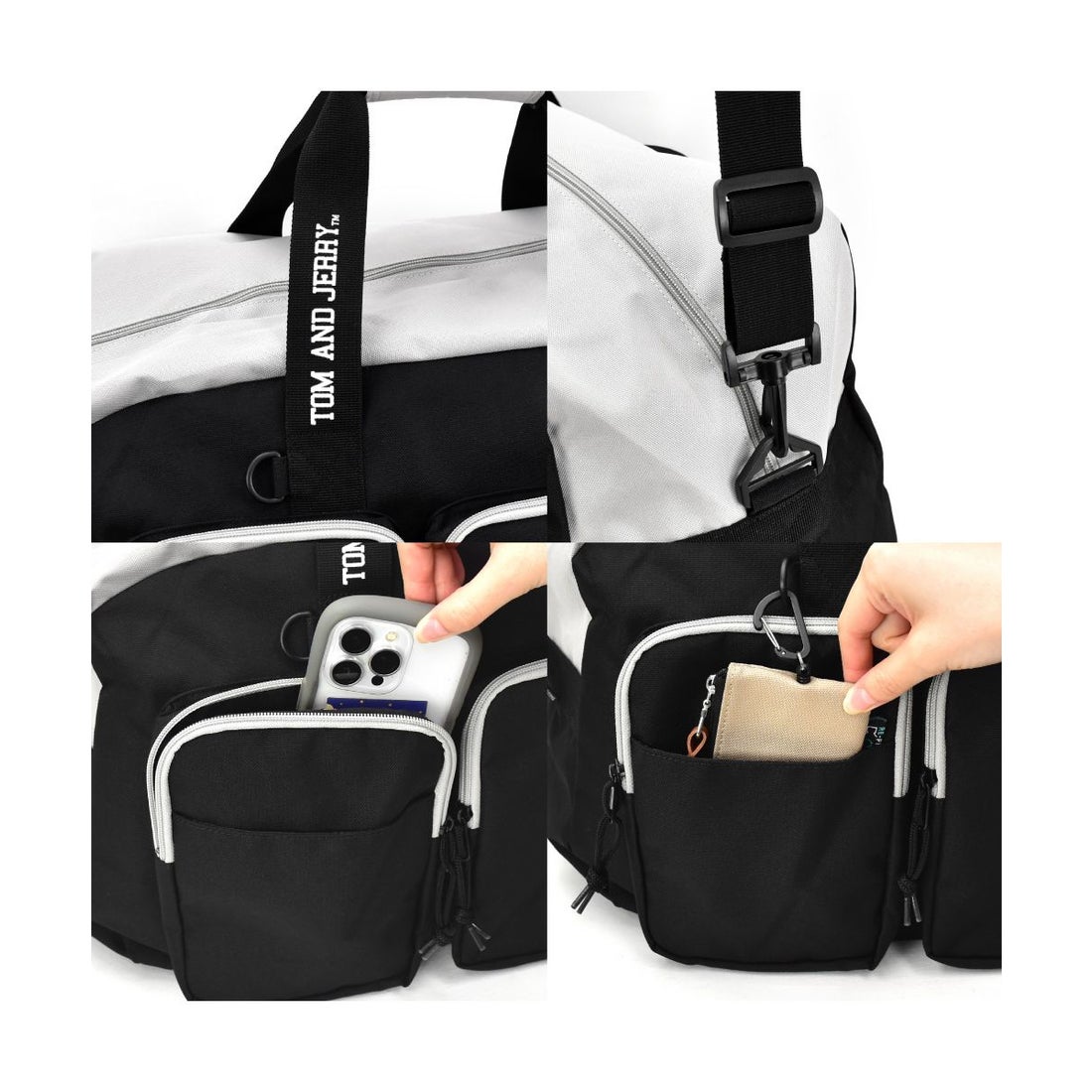 ランナー RUNNER トムとジェリー ボストンバッグ 修学旅行 撥水 大容量