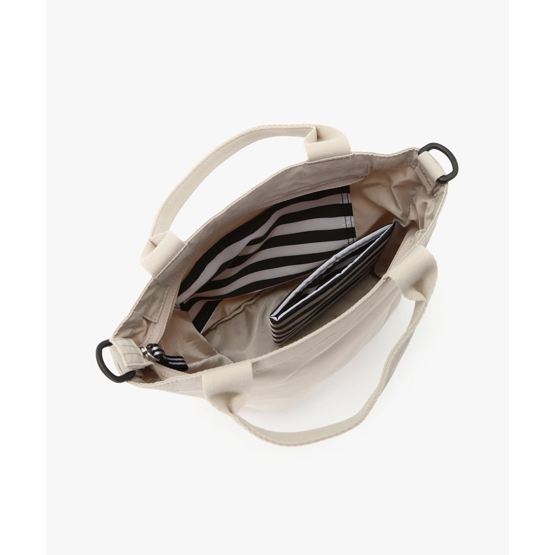 アニエスベー agnes b. AC12 E SAC ロゴハンドバッグ （ベージュ