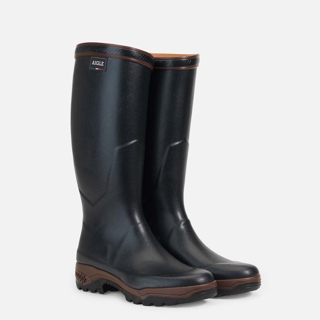 エーグル AIGLE パークル ラバーブーツ （ブラウン） -ファッション