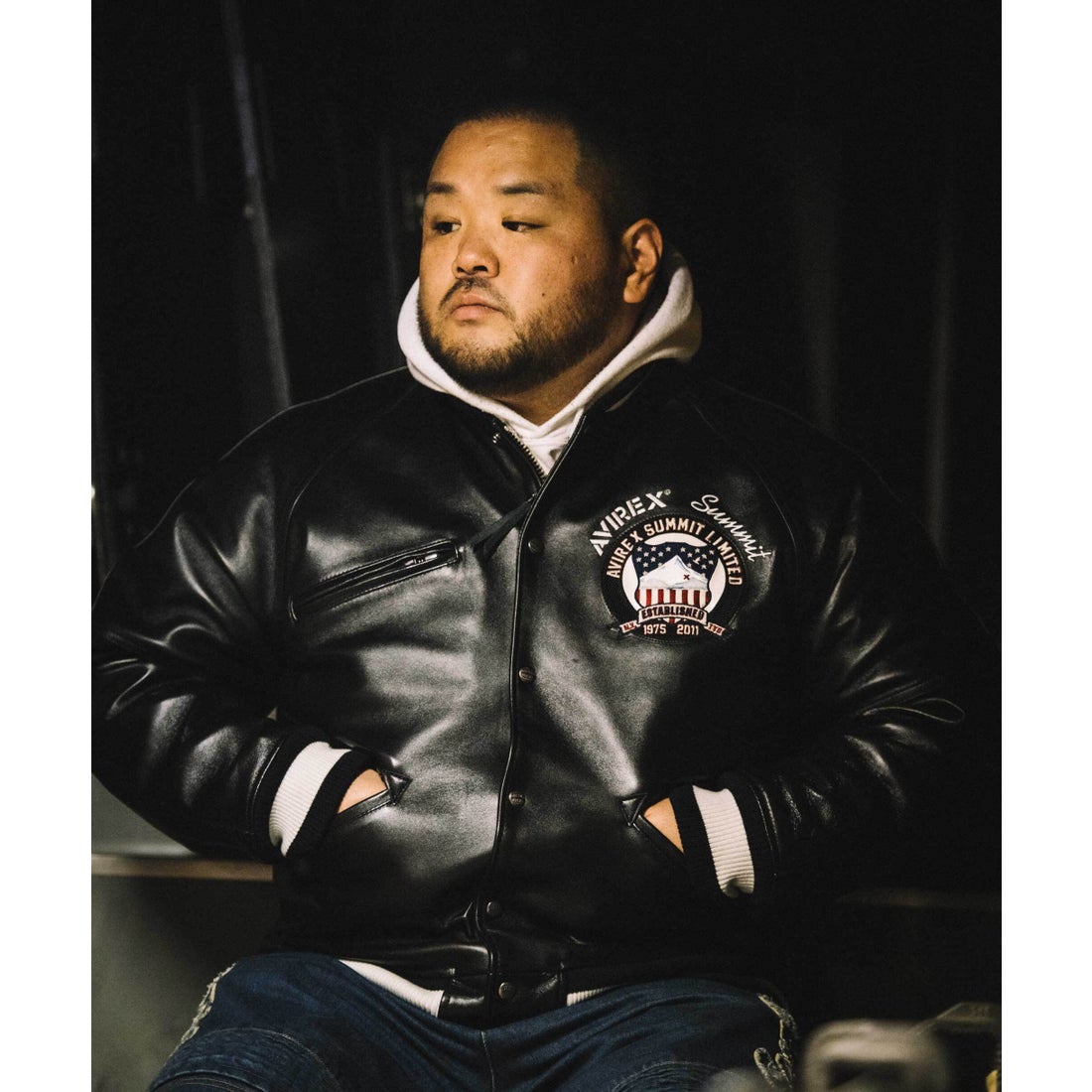 アヴィレックス AVIREX 《SUMMIT × AVIREX》LEATHER VARSITY JACKET