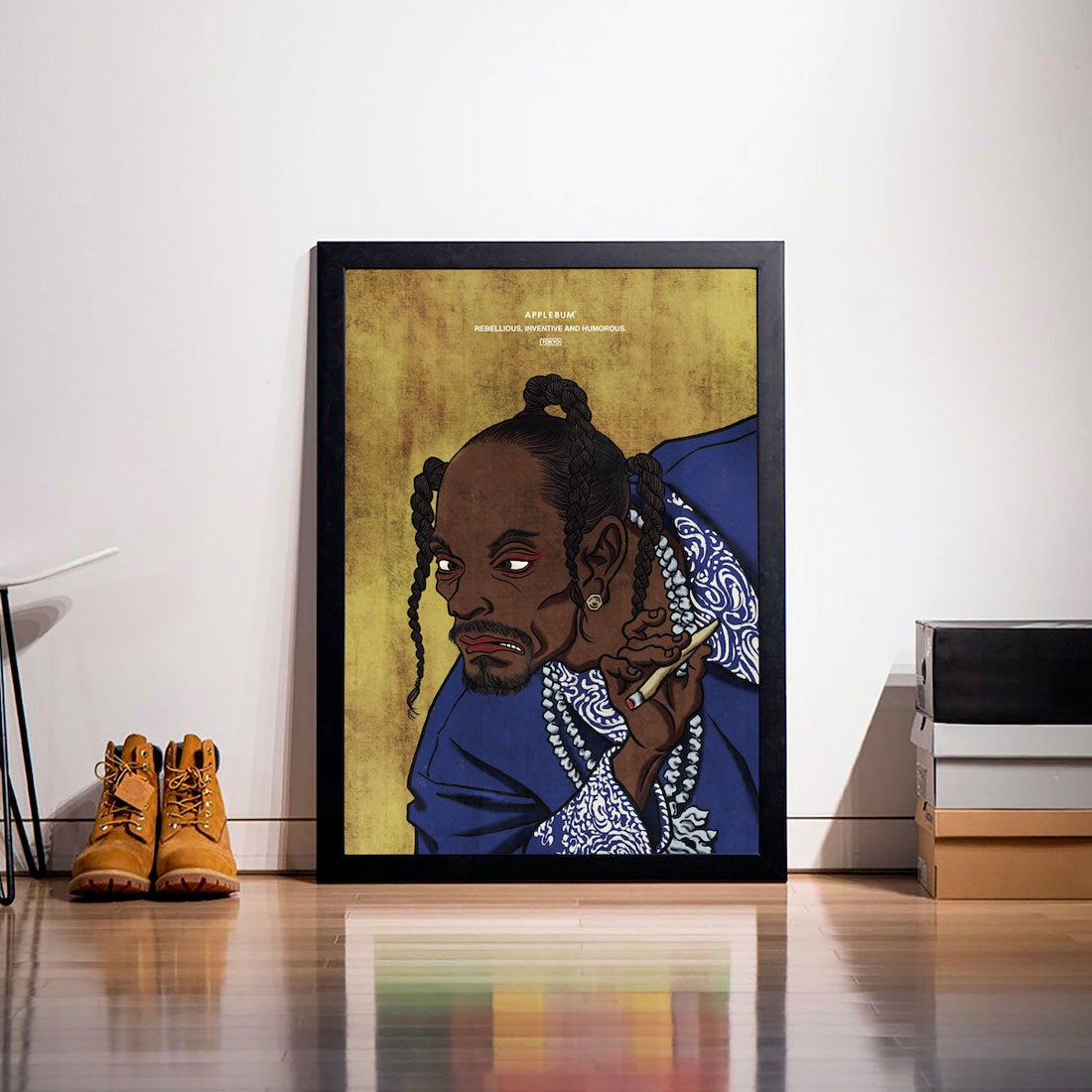 アップルバム APPLEBUM Tha D.O.G.G. ウキヨエ A1 ポスター（Tha