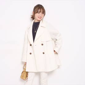 アプワイザーリッシェ Apuweiser-riche ライトカルゼケープコート （白