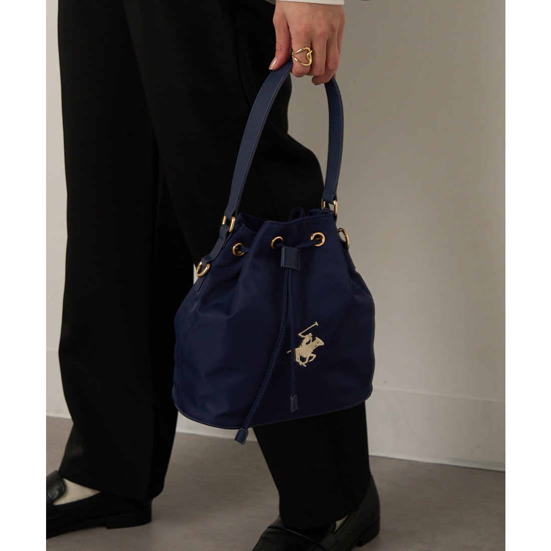 ビバリーヒルズポロクラブ BEVERLY HILLS POLO CLUB ナイロン巾着型