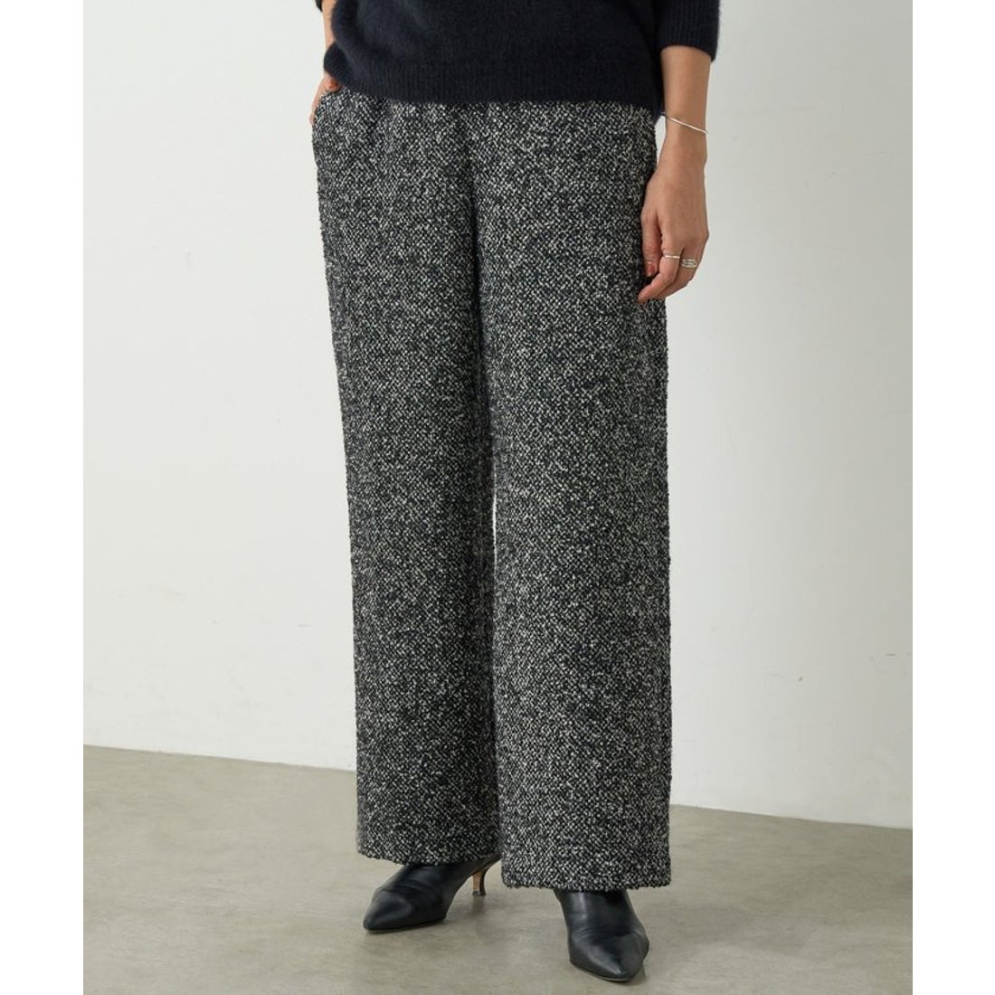 ビアズリー BEARDSLEY 《近日予約開始》ツイードイージーパンツ （gray