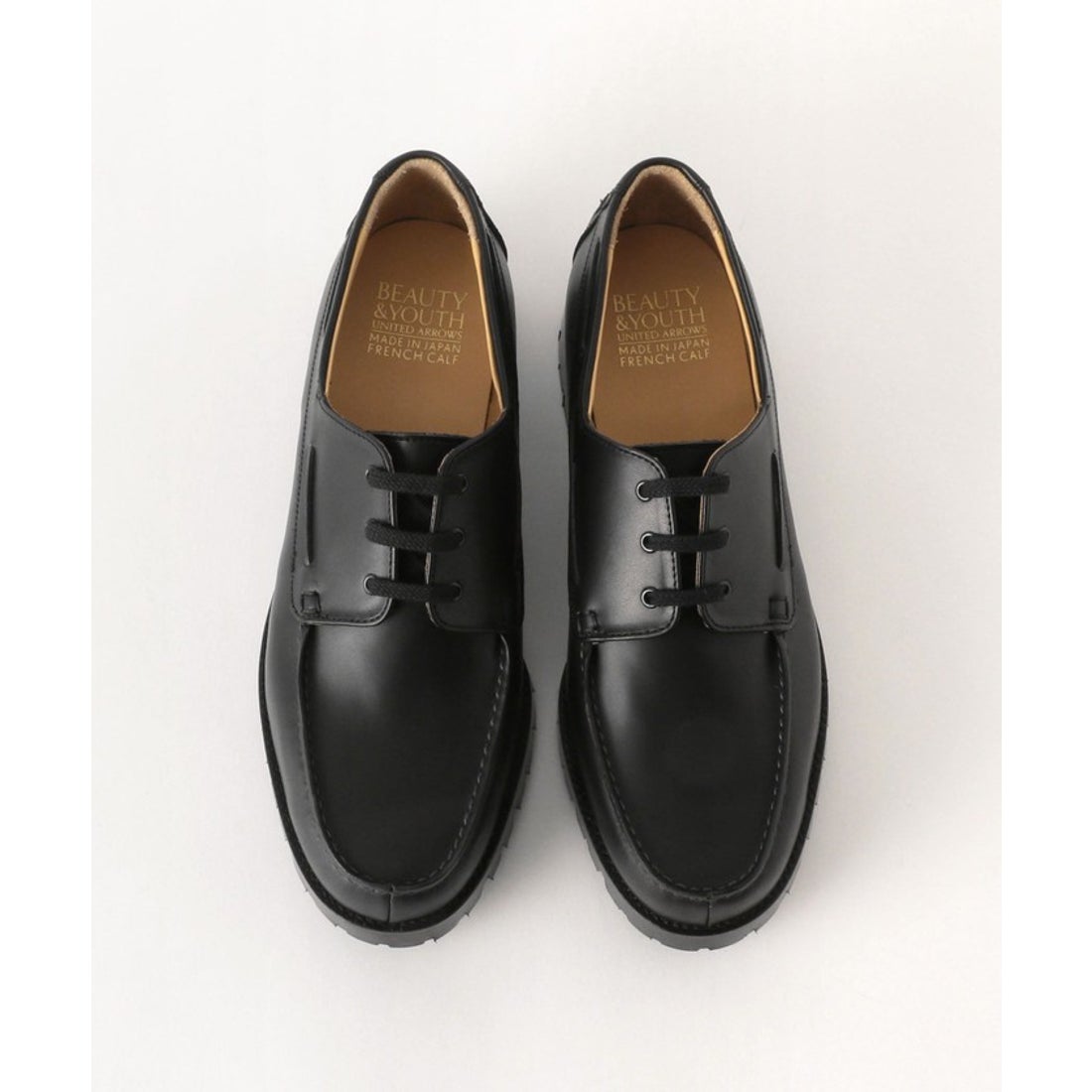 BEAUTY&YOUTH UNITED ARROWS フレンチ ボート シューズ （BLACK