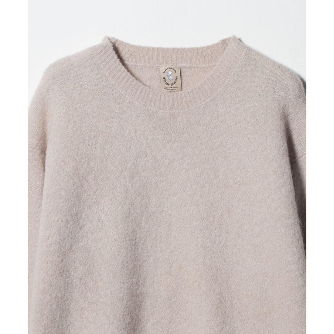 BEAUTY&YOUTH UNITED ARROWS エアシャギー アルパカ クルーネック