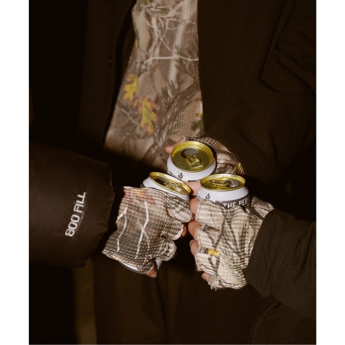 パルプ PULP 【VALLAD / バラッド】カモ サーマル ロング Tee （カーキ