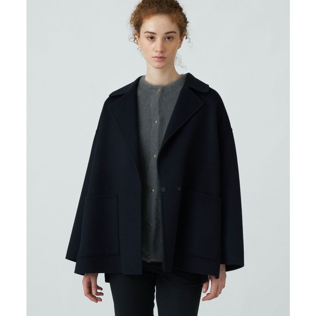 ボールジィ Ballsey プレミアムウールリバー オープンカラーショート