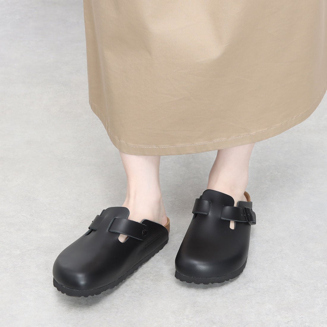 ビルケンシュトック BIRKENSTOCK Boston Natural Leather 【ナロー幅