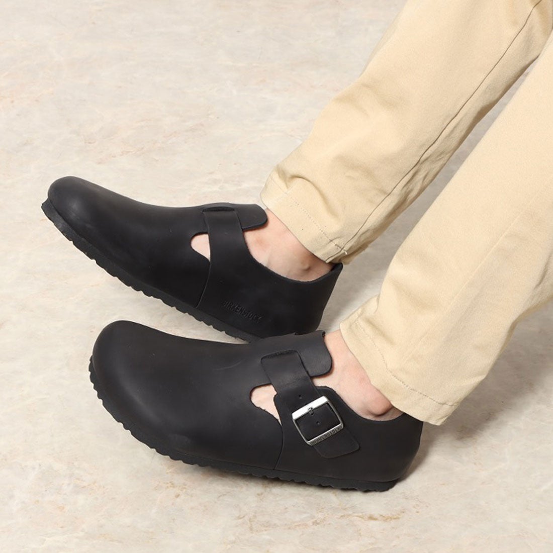 ビルケンシュトック BIRKENSTOCK London Natural Leather Oiled
