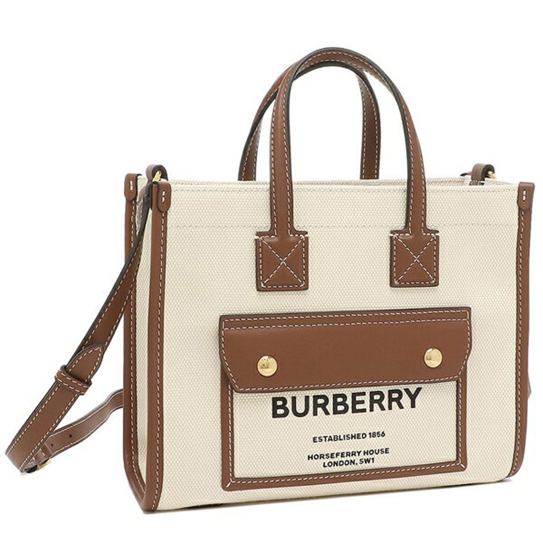 バーバリー BURBERRY トートバッグ ショルダーバッグ ベージュ
