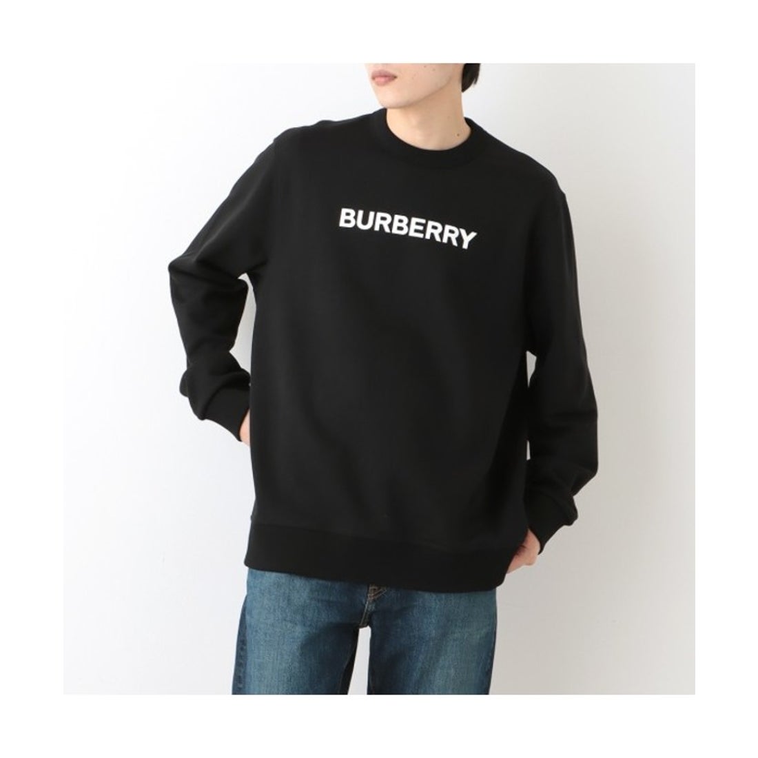 バーバリー BURBERRY スウェットシャツ プルオーバー ブラック メンズ