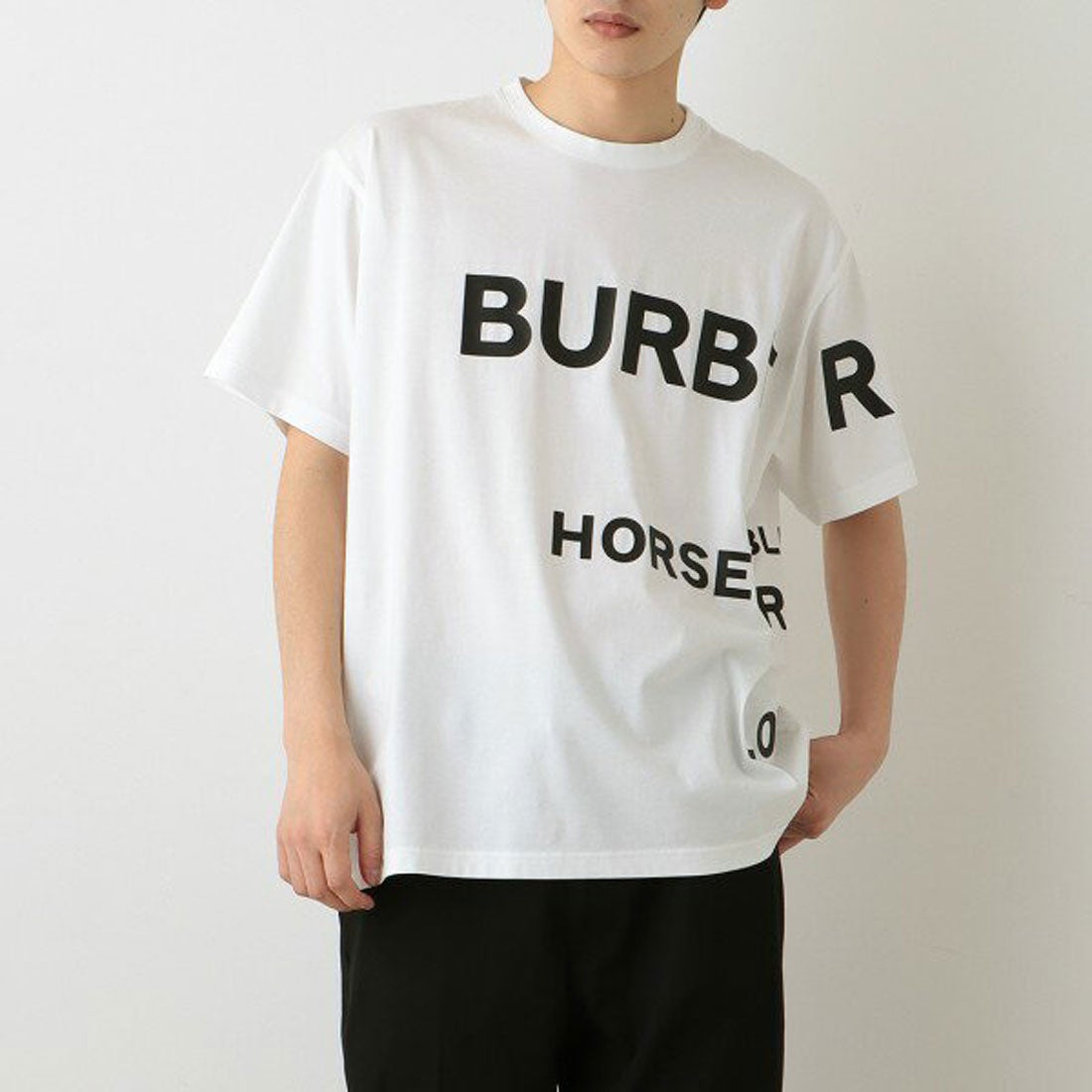 バーバリー BURBERRY Tシャツ 半袖カットソー ホワイト メンズ