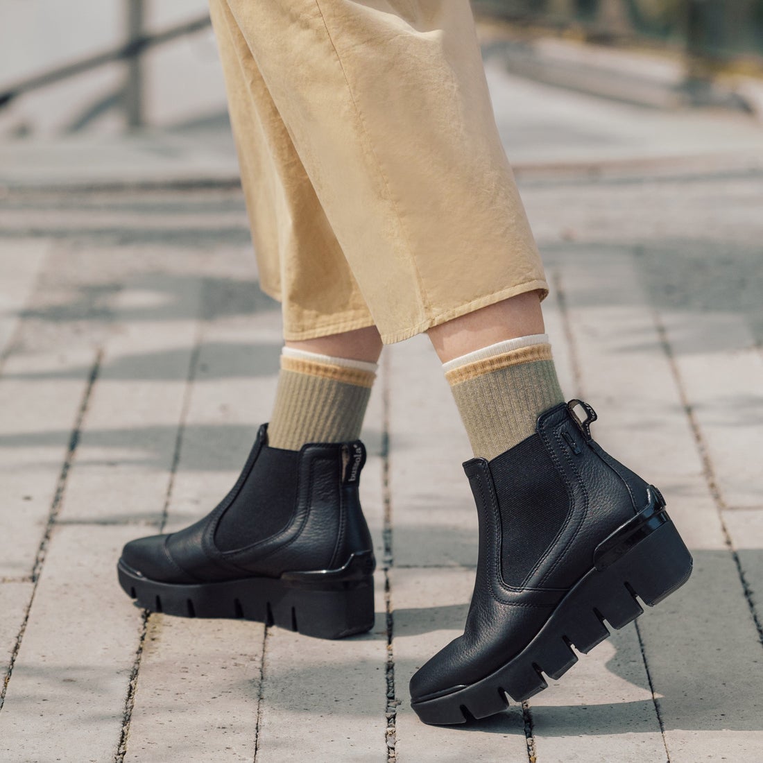 カンペール カンペール camper ショート ブーツ 38 レザー 革 スエード