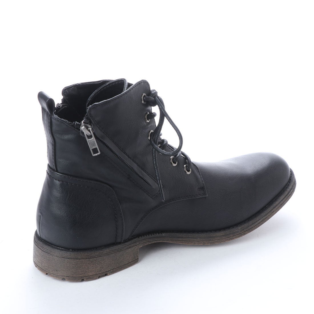 ブラッチャーノ BRACCIANO ブーツ メンズ サイドジップレースアップ