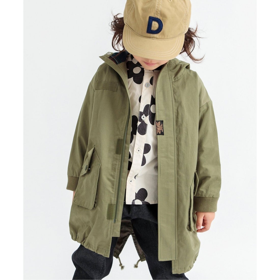 ブリーズ BREEZE 【合体シリーズ】モッズコート （カーキ