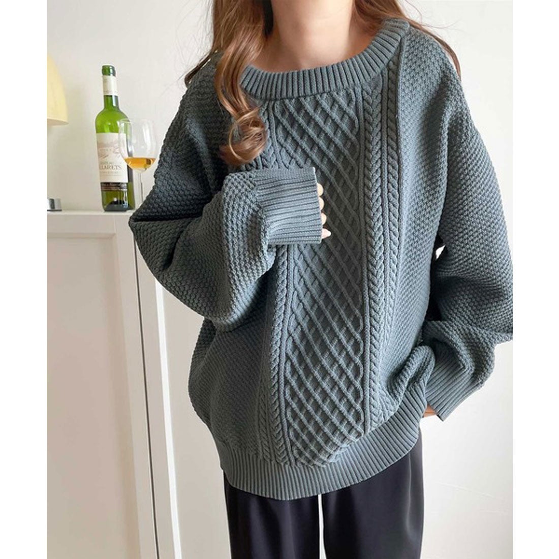 クラシカルエルフ Classical Elf ニットなのに軽量！2wayケーブル編み