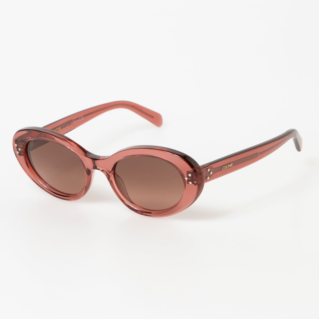 セリーヌ CELINE サングラス レディース メンズ （クリアレッド
