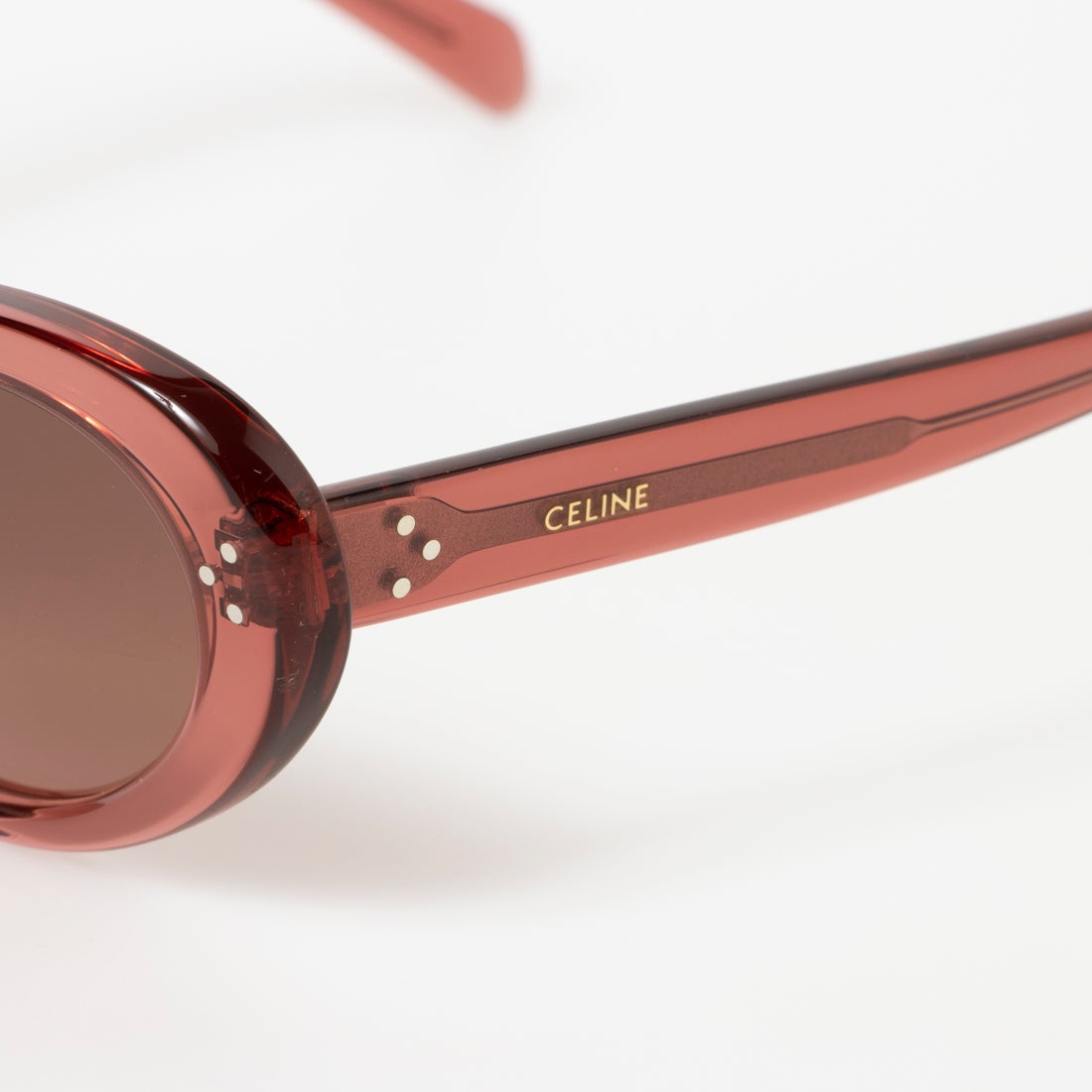 セリーヌ CELINE サングラス レディース メンズ （クリアレッド