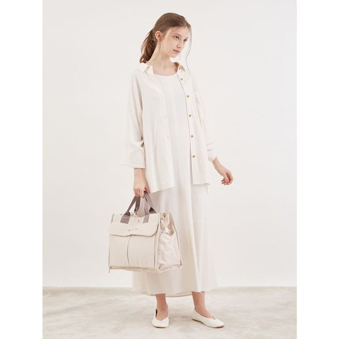 ジェラートピケ gelato pique 【ONLINE限定】2wayスクエアママバッグ