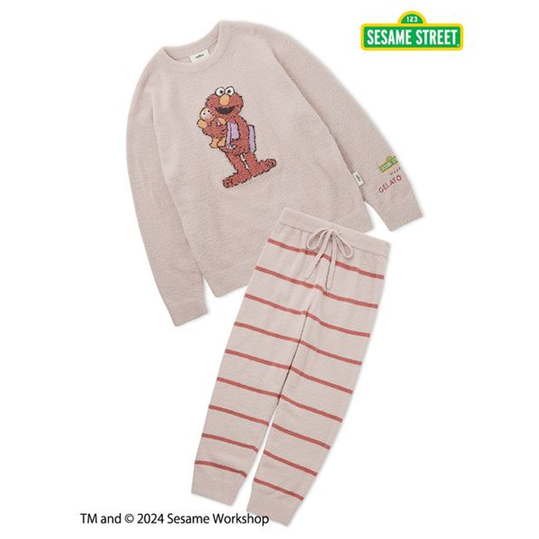 ジェラートピケ gelato pique 【SESAME STREET】モチーフジャガード