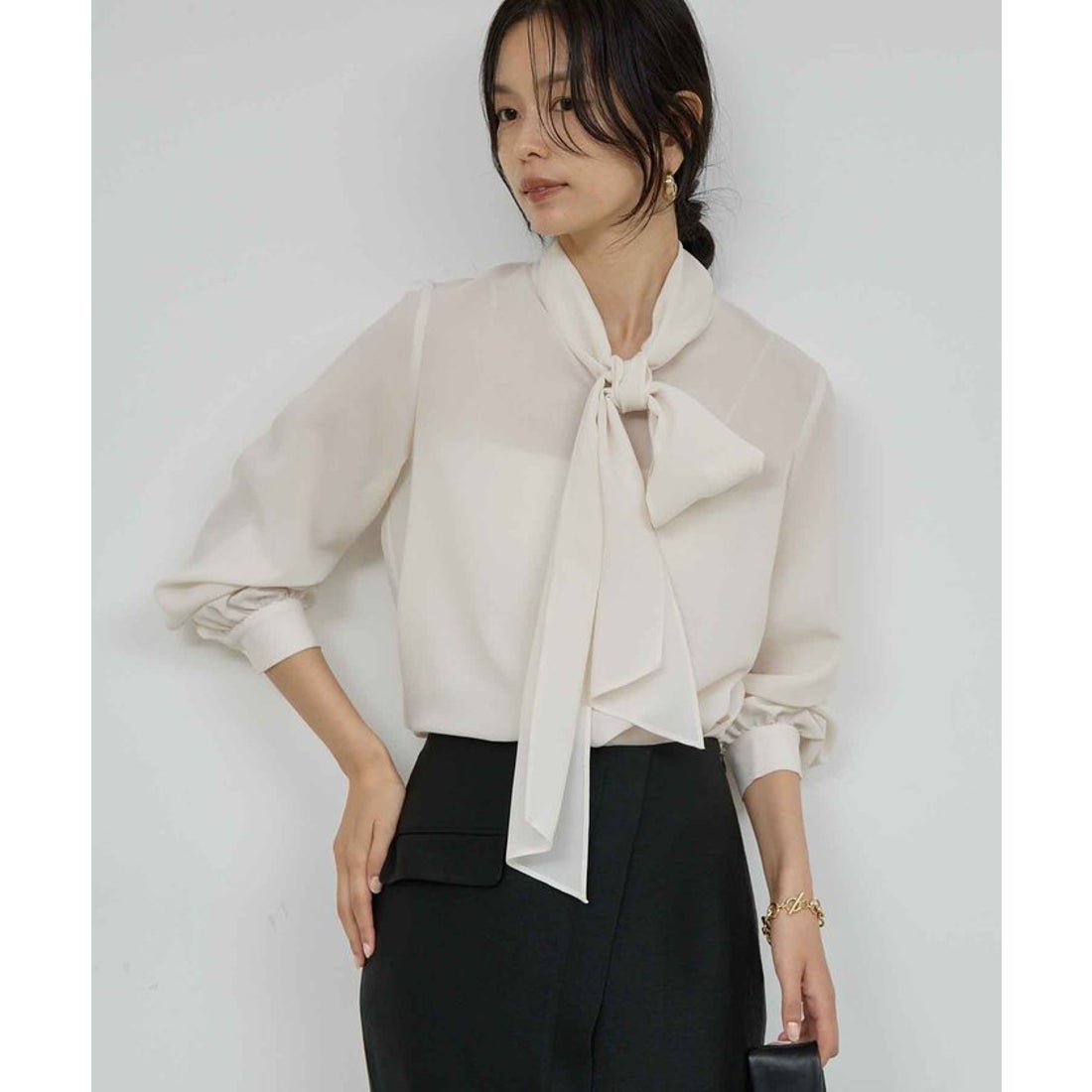 ガリャルダガランテ GALLARDAGALANTE フィネスボータイブラウス2