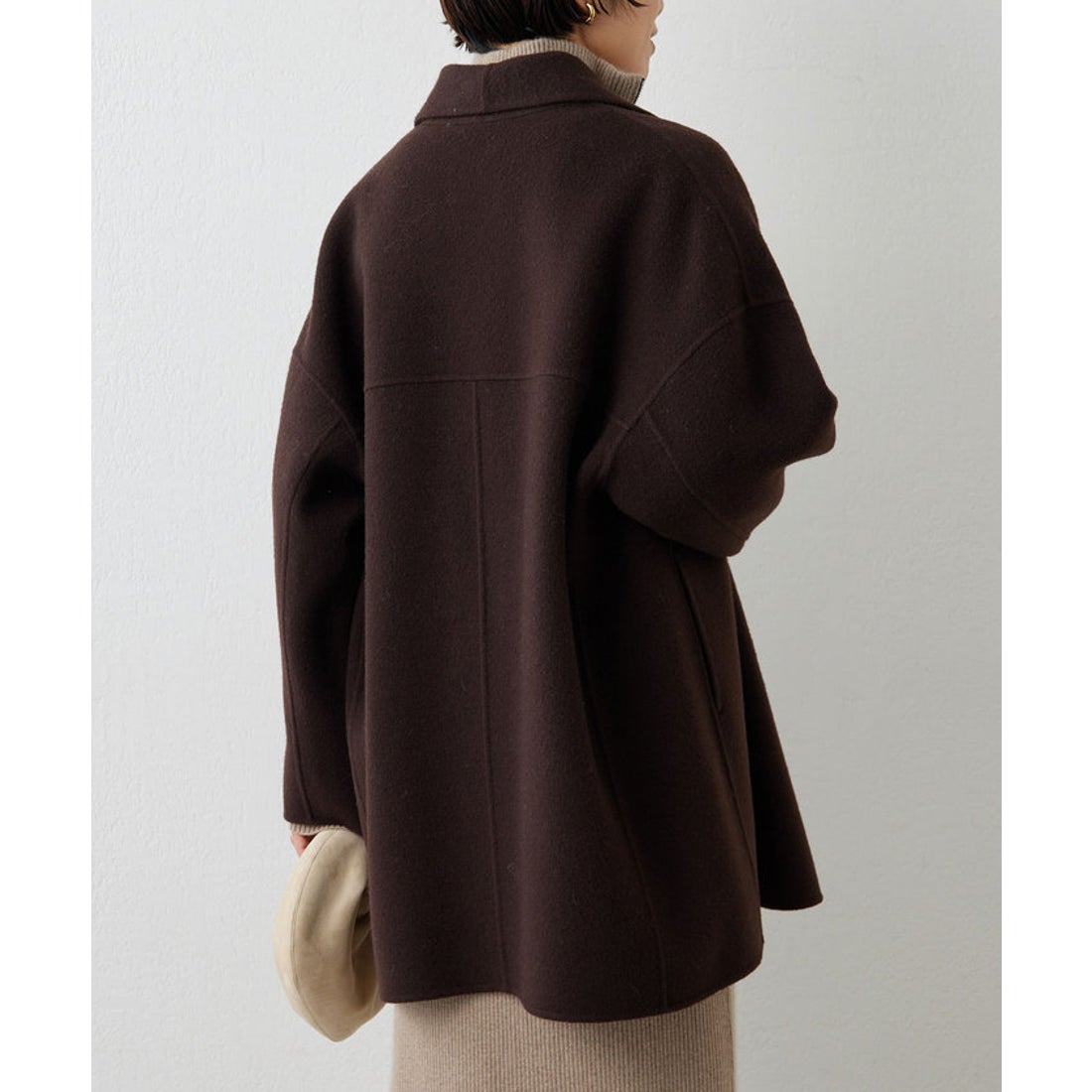 ガリャルダガランテ GALLARDAGALANTE ダブルフェイスショートコート