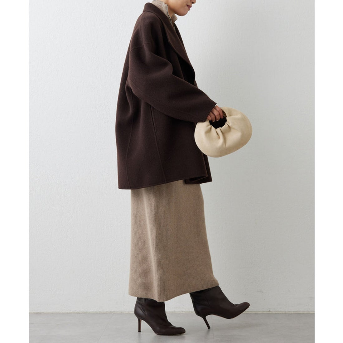 ガリャルダガランテ GALLARDAGALANTE ダブルフェイスショートコート