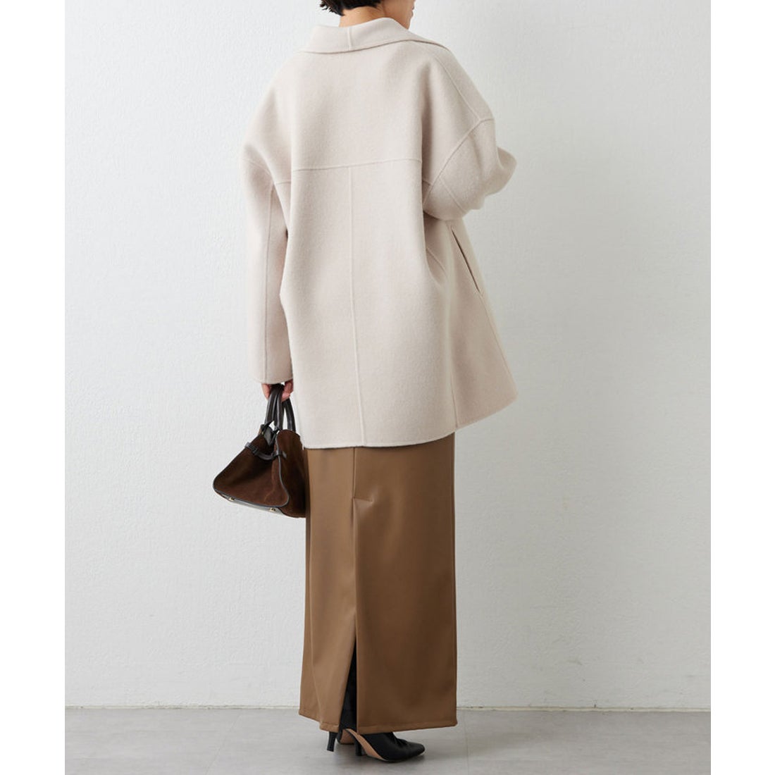 ガリャルダガランテ GALLARDAGALANTE ダブルフェイスショートコート