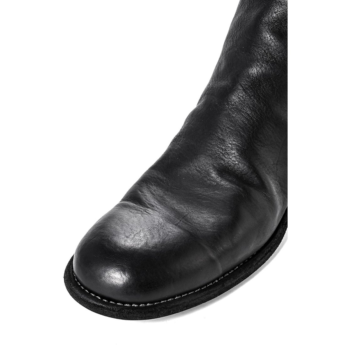 グイディ GUIDI Side Zip Boots Single Sole （Black） - ファッション