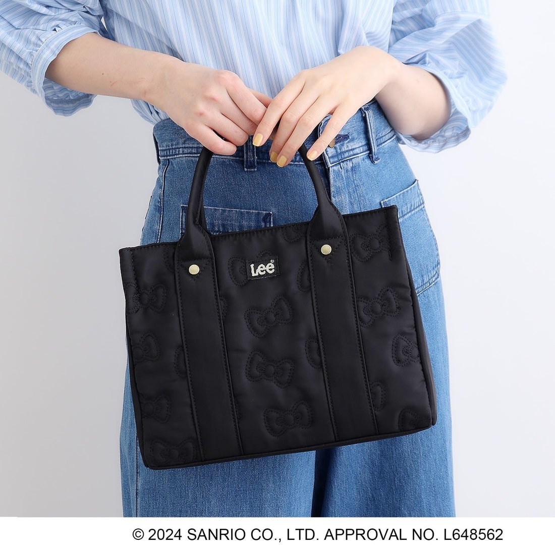 グローブ grove 【ハローキティLee別注】リボンキルト2WAYトート