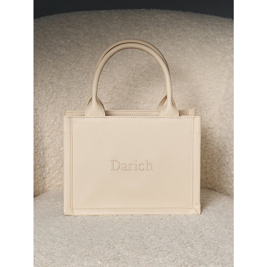 ダーリッチ Darich ロゴショルダーレザーミニトートバッグ